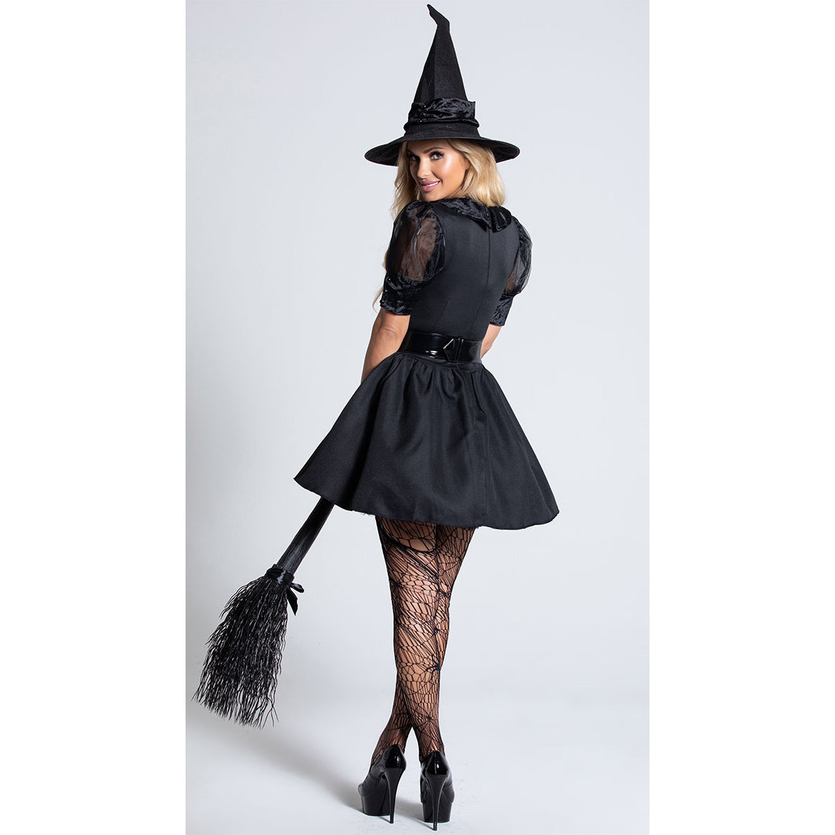 Ensembles de vêtements de cosplay pour femme, sorcière, vampire, Halloween