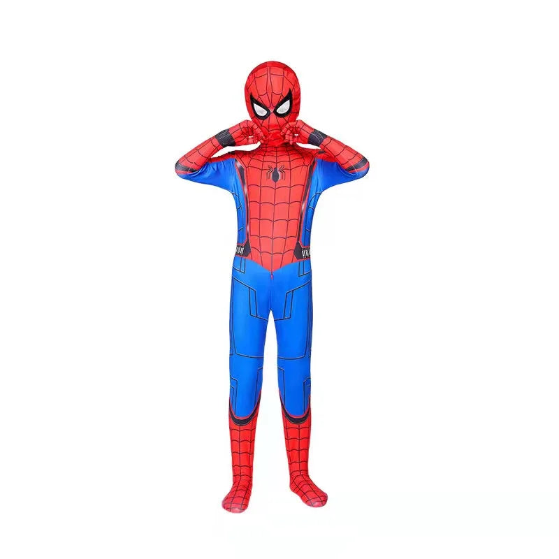 Costume de super-héros Spider pour enfants et adultes, combinaison spandex 3D