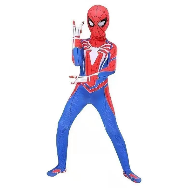 Costume de super-héros Spider pour enfants et adultes, combinaison spandex 3D