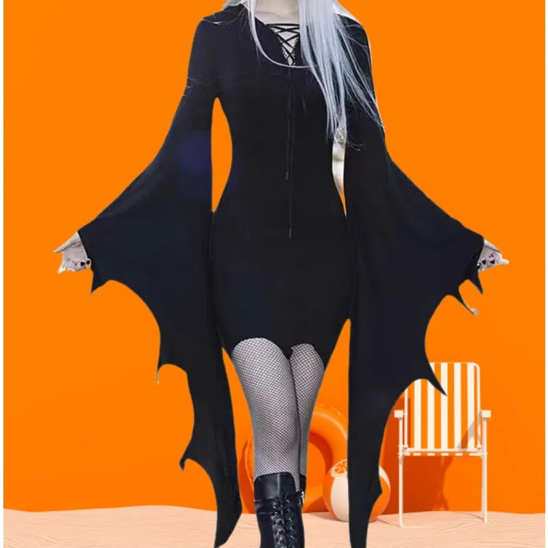 Robe Gothique Halloween Femme 2024