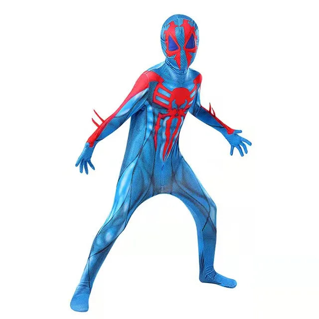 Costume de super-héros Spider pour enfants et adultes, combinaison spandex 3D