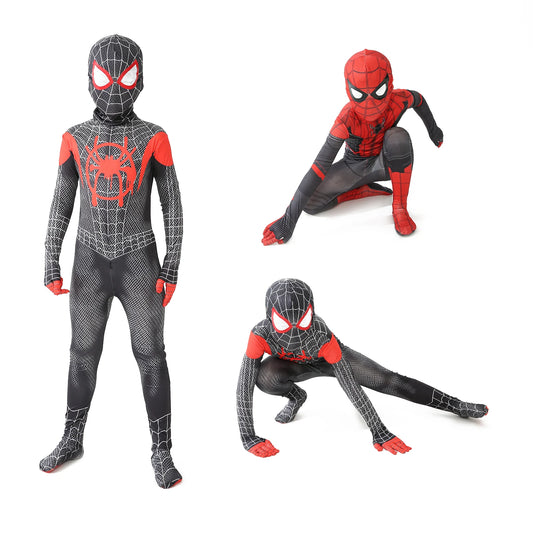 Ensemble de costumes Spiderman pour enfants, 12 styles Cosplay Halloween