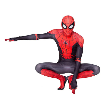 Costume de super-héros Spider pour enfants et adultes, combinaison spandex 3D