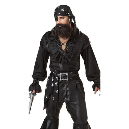 Costume de pirate d'Halloween pour homme et femme, cosplay.